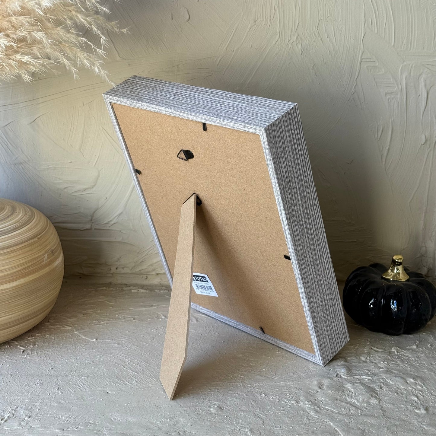 Tutku Çift Camlı Çerçeve 15x20 cm Gri-Siyah KOD:3181