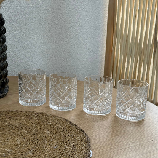 Melony Kristal 4’lü Meşrubat Bardak Seti 220 ml KOD:14763