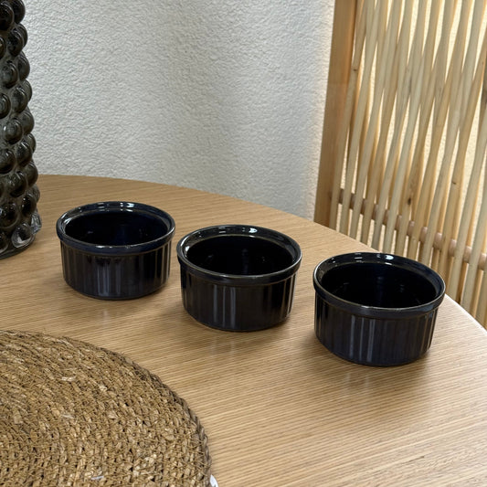 Nivally Sufle Kabı Set Mavi-Siyah