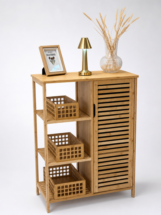 Leva Çok Amaçlı 3 Katlı Dolap 66x33x87 cm (kod:10250-8350)(Sınırlı Stok)